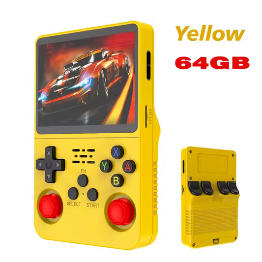 ARKOS R36S Retro Handheld Game Console Linux System 3.5-Inch IPS Screen Video Player 64GB/128GB Portable Handheld Game Console