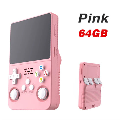 ARKOS R36S Retro Handheld Game Console Linux System 3.5-Inch IPS Screen Video Player 64GB/128GB Portable Handheld Game Console
